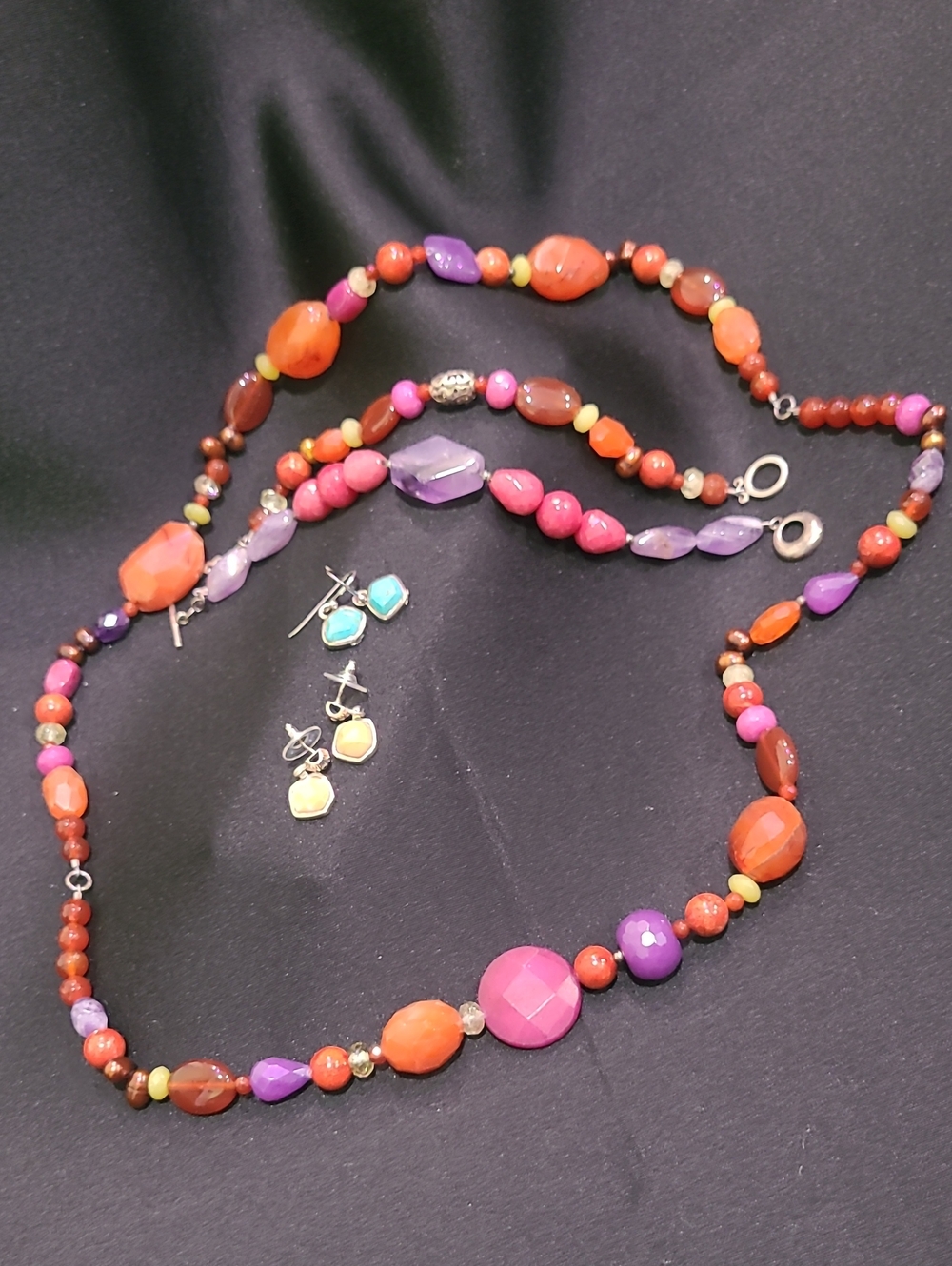 Barse Sterling Silver And Genuine Stones, SET